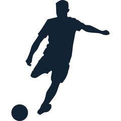 Soccer Player Silhouette