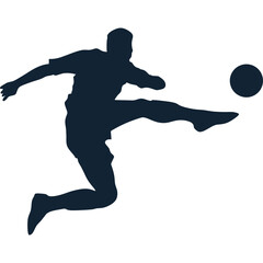 Soccer Player Silhouette