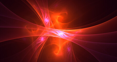 3D manual rendering abstract colorful fractal light background