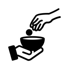 Solid black icon for Poor