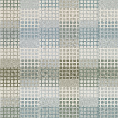 Rug seamless texture with ethnic pattern, fabric texture, grunge background, boho style pattern, patchwork, 3d illustration - 688960882
