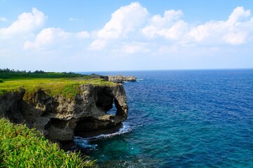 Cliff of Manzamou, Landscape of Okinawa
