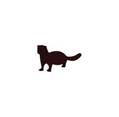 animal icon vector on white background	
