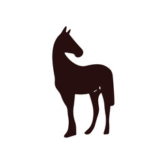 animal icon vector on white background	
