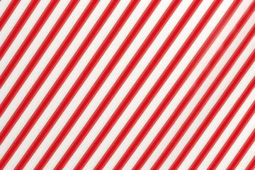 Foto op Canvas Striped candy canes red and white background © Ekaterina