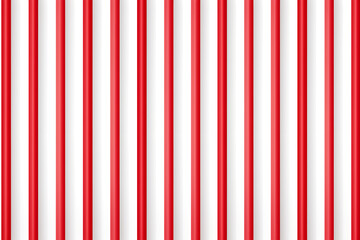 Striped candy canes red and white background