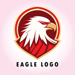 Vector eagle logo design template