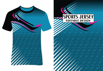 Sublimation Sports Jersey Tee Design | Athletic Apparel | Customizable Print | Performance Wear | Digital Art