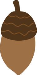 Handdrawn Acorn Illustration