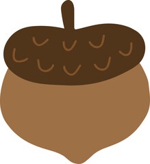 Handdrawn Acorn Illustration