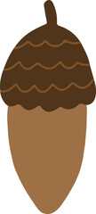 Handdrawn Acorn Illustration