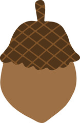 Handdrawn Acorn Illustration