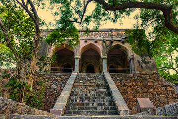Fototapeta premium Hunting lodge of Firoz Shah Tughlaq or Firuz Shah Tughlaq