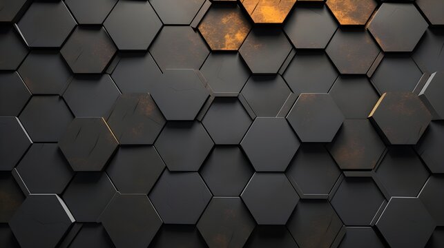 Gray Honeycomb Elegance Seamless Background Images for Modern Design