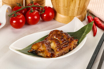 Grilled eel with unagi sauce