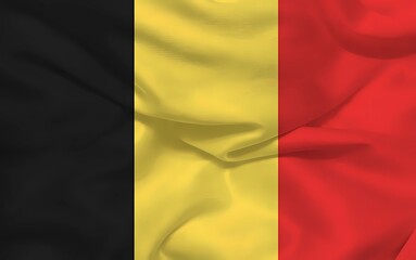 Belgium 3d background flag