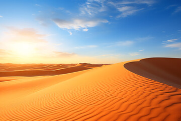 Fototapeta na wymiar sand desert, AI generated