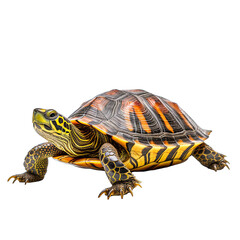 Fototapeta premium Turtle photograph isolated on white background