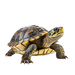 Obraz premium Turtle photograph isolated on white background