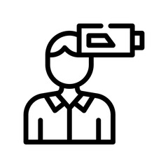 employee line icon