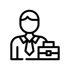 employee line icon