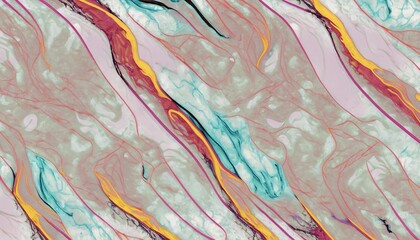 marble background with vibrant colors veins, marbled surface, digital marbling