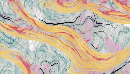 Fototapeta na wymiar marble background with vibrant colors veins, marbled surface, digital marbling