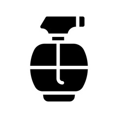 spray glyph icon