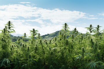 Fototapeta na wymiar Cannabis plants,