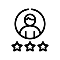 rating line icon