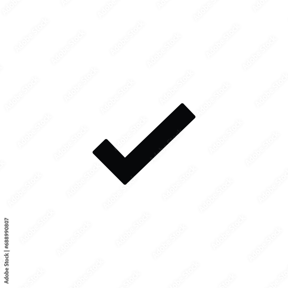 Poster check mark icon, check mark sign vector for web site computer and mobile app