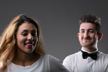 Duo’s dynamic captured, focus on her