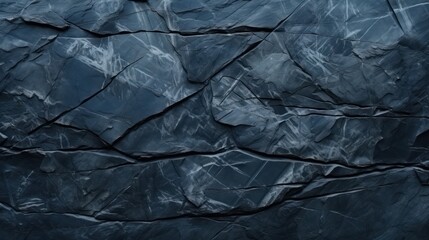 Dark blue stone or black slate stone texture background. AI generated image - obrazy, fototapety, plakaty