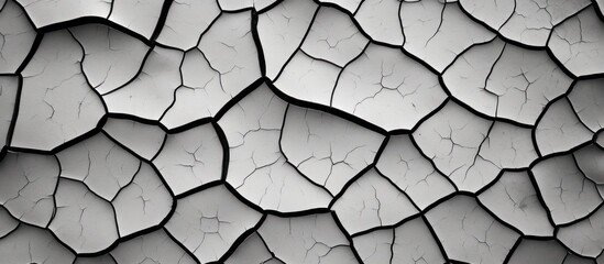 Abstract white grey of old cracked leather texture background - obrazy, fototapety, plakaty