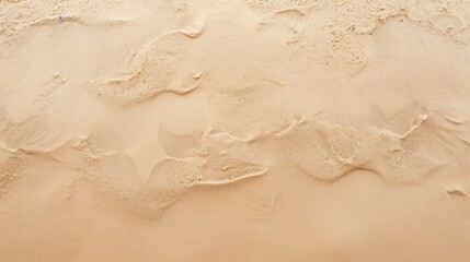 Brown on beige wave sand on beach texture background - obrazy, fototapety, plakaty