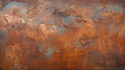 The texture of the old rusty metal plate with cracks abstract background