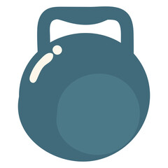 Kettlebell vector element illustration