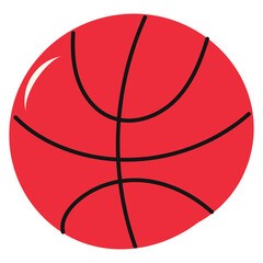 ball basketball vector element illustration
