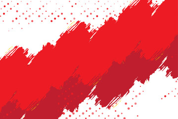 red diagonal grunge with halftone texture background