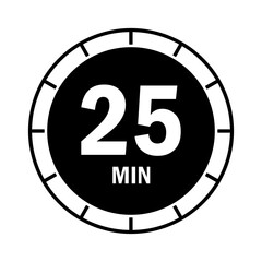 25 Minutes Stoptwatch Countdown Timer