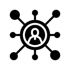 connection glyph icon