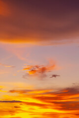 Abstract and pattern of cloud sky Calming coral, Orange, Trend color of the year background