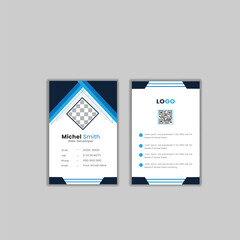 Corporate Id card design template - vector