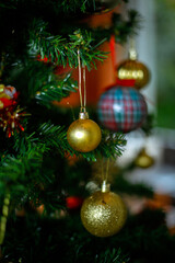 Christmas decoration Colorful Items.