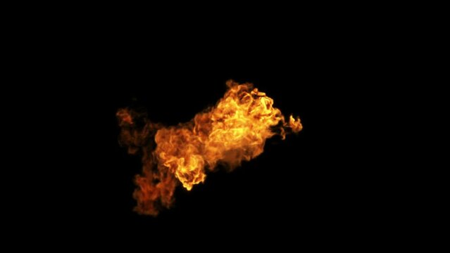 Fire Animation on back ground. Overlay perfect for compositing into your shots. Simply drop it in and change its blending mode to screen or add. 3D Illustration