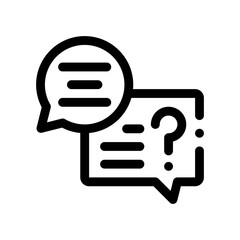 consulting line icon