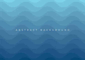 abstract blue sea waves pattern background