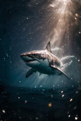 Fototapeta premium Shark in the ocean 