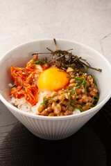 キムチ納豆ご飯