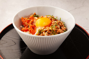 キムチ納豆ご飯